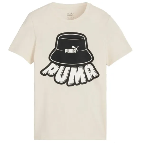 Футболка для мальчиков Puma Ess+ Mid 90S Graphic Tee B 140/ Альпийский снег photo 1
