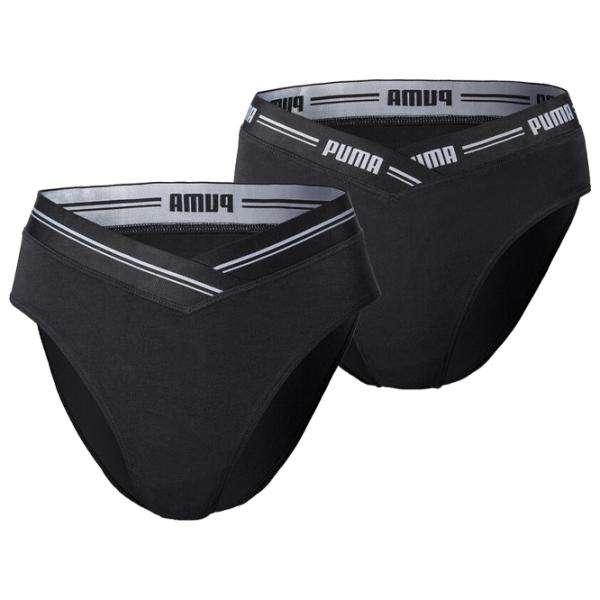 Chiloți pentru femei Puma V-Shape High Waist L/ Black/ Brief photo 1