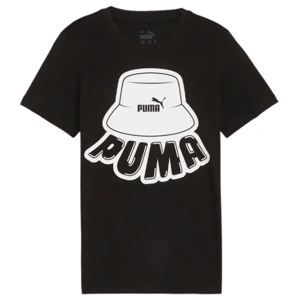 Футболка для мальчиков Puma Ess+ Mid 90S Graphic Tee B 140/ Черный photo 1