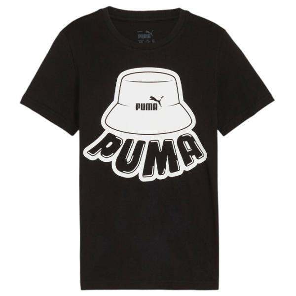 Футболка для мальчиков Puma Ess+ Mid 90S Graphic Tee B 140/ Черный photo 1