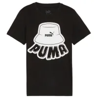 Футболка для мальчиков Puma Ess+ Mid 90S Graphic Tee B 176/ Черный