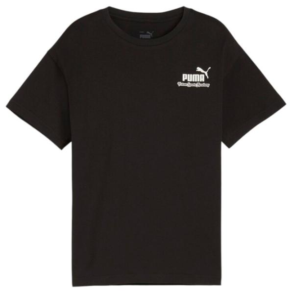 Футболка для мальчиков Puma Ess+ Mid 90S Graphic Tee B 140/ Черный photo 1