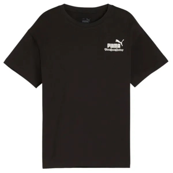 Футболка для мальчиков Puma Ess+ Mid 90S Graphic Tee B 152/ Черный photo 1