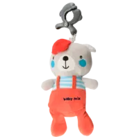 Jucărie moale Baby Mix 49420 1+/ Gray