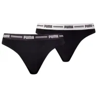 Chiloți pentru femei Puma String 2Packed S/ Black/ Tanga