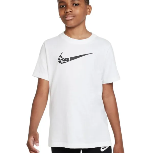Футболка для мальчиков Nike B Nsw Tee Core Bball Hbr Cnct S / Белый photo 1
