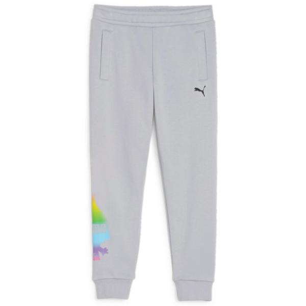 Pantaloni sportivi pentru băieți Puma X Trolls Sweatpants Tr 110/ Gray photo 1