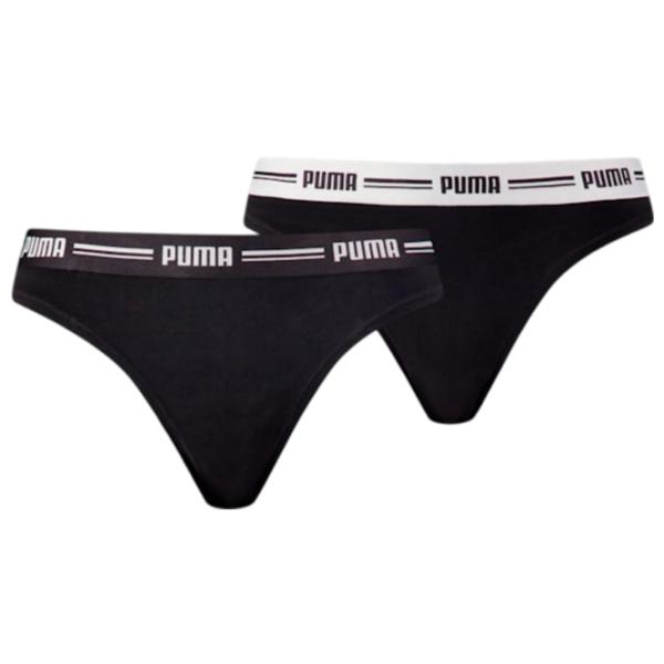 Chiloți pentru femei Puma String 2Packed XL/ Black/ Tanga photo 1 Chiloți pentru femei Puma String 2Packed XL/ Black/ Tanga photo 1