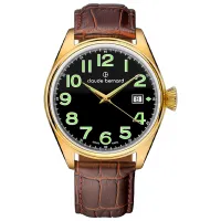 Ceas de mână pentru bărbați Claude Bernard 70203 37JC NB Cuarț/ 40 mm