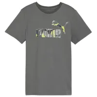 Tricou pentru băieți Puma Ess+ Camo Logo Tee B 140/ Gray