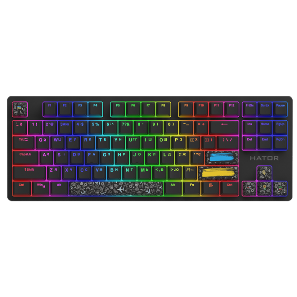 Клавиатура Hator Rockfall 2 Mecha TKL Authentic Edition Проводная/ Черный photo 1