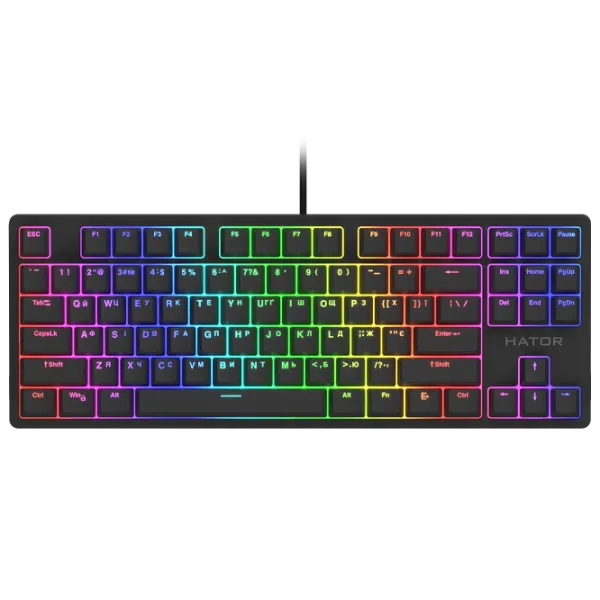 Tastatură Hator Rockfall 2 Mecha TKL Cu fir/ Black photo 1