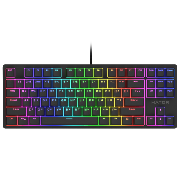 Tastatură Hator Rockfall 2 Mecha TKL Cu fir/ Black photo 1