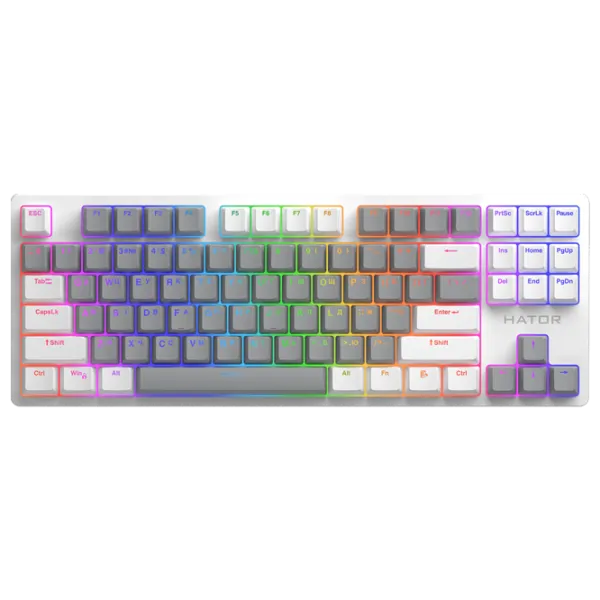 Tastatură Hator Rockfall 2 Mecha Signature Edition Cu fir/ White photo 1