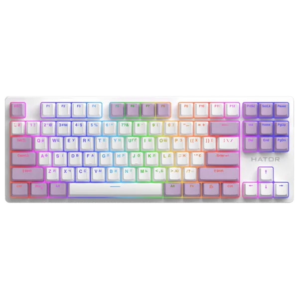 Tastatură Hator Rockfall 2 Mecha Signature Edition Cu fir/ White photo 1