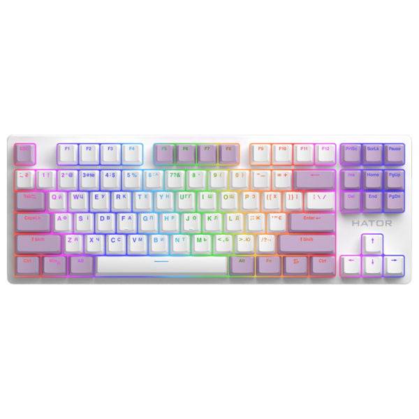 Tastatură Hator Rockfall 2 Mecha Signature Edition Cu fir/ White photo 1