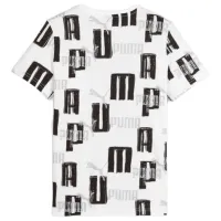 Футболка для мальчиков Puma Ess+ Logo Lab Aop Tee B 128/ Белый