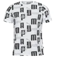 Футболка для мальчиков Puma Ess+ Logo Lab Aop Tee B 164/ Белый