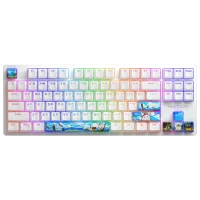 Клавиатура Hator Rockfall 2 Mecha TKL Authentic Edition Проводная/ Белый