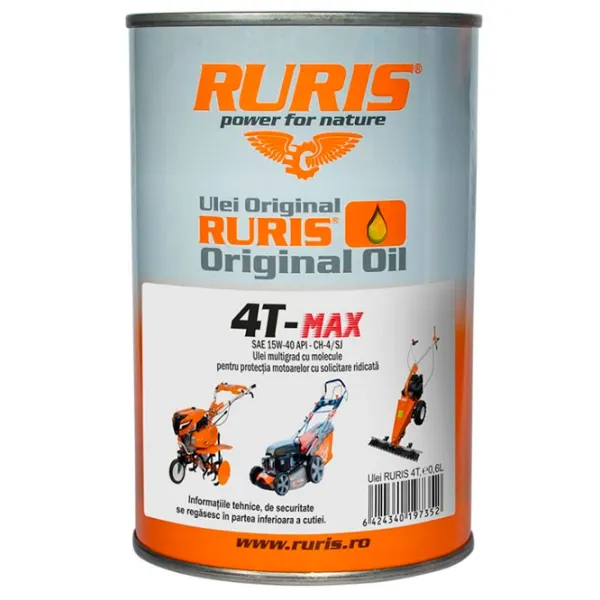 Ulei de motor Ruris 4T060 15W-40 600 ml semisintetic photo 1
