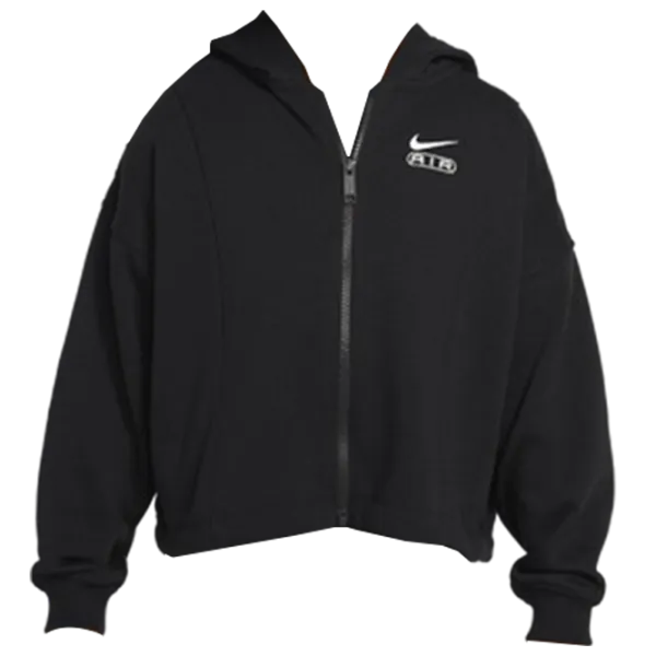 Толстовка для девочек Nike Nsw Air Ft Fz Hdy M/ Черный photo 1 Толстовка для девочек Nike Nsw Air Ft Fz Hdy M/ Черный photo 1