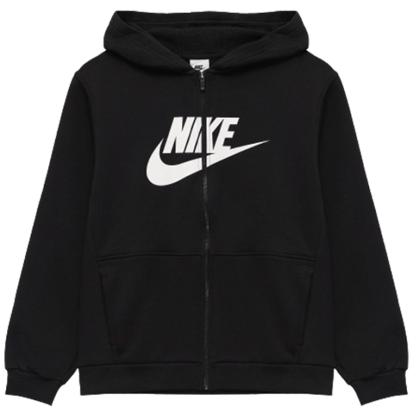 Hanorac pentru fetiţe Nike K Nsw Club Flc Hd Fz Ls Hbr M/ Black photo 1