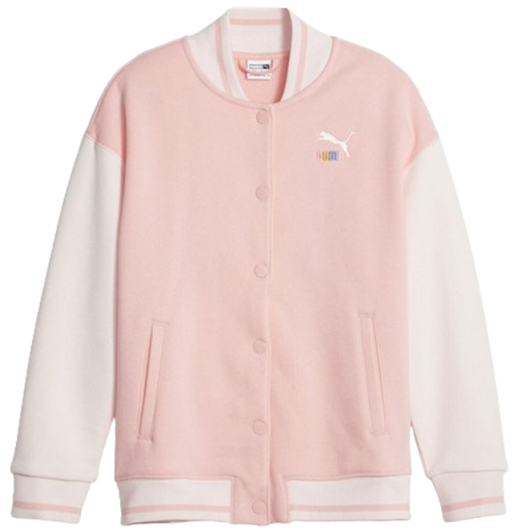 Hanorac pentru fetiţe Puma Classics Sweater Wthr Bomber Jacket G 128/ Peach photo 1 Hanorac pentru fetiţe Puma Classics Sweater Wthr Bomber Jacket G 128/ Peach photo 1
