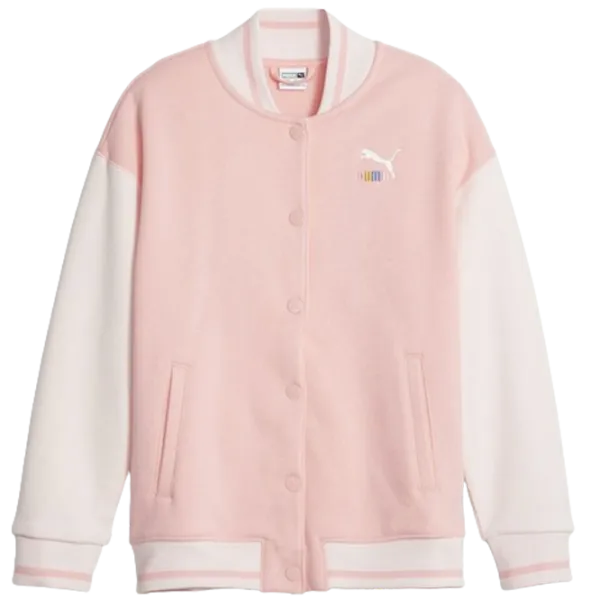 Hanorac pentru fetiţe Puma Classics Sweater Wthr Bomber Jacket G 140/ Peach photo 1 Hanorac pentru fetiţe Puma Classics Sweater Wthr Bomber Jacket G 140/ Peach photo 1