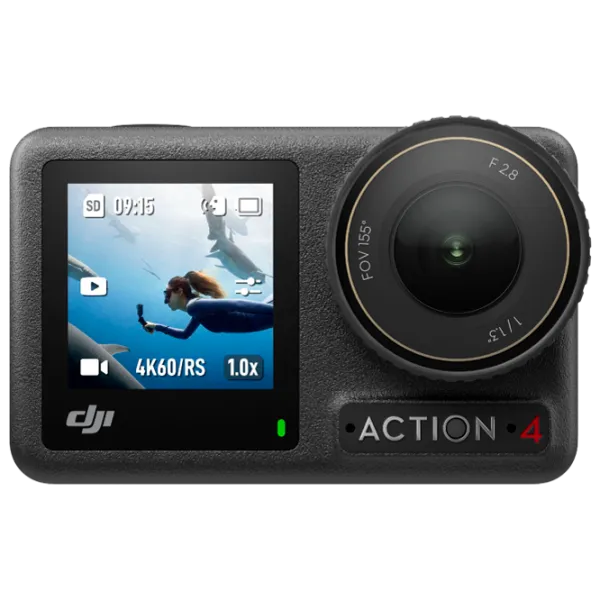 Cameră action DJI Osmo Action 4 Adventure Combo 12 MP / 1770 mAh / Black photo 1