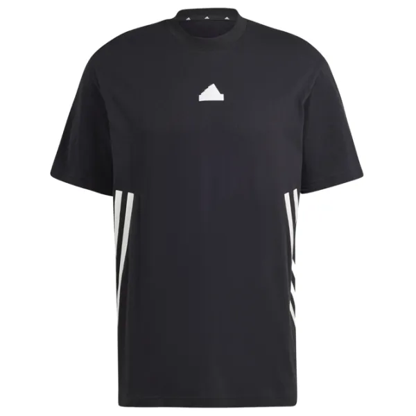 Tricou pentru bărbați Adidas M Fi 3S T 100% bumbac/ Black photo 1