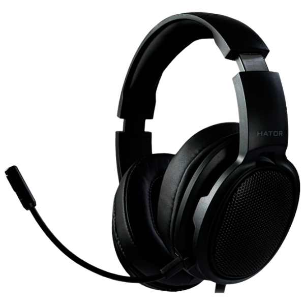 Căști Hator Hellraizer Black Cu fir/ Gaming photo 1