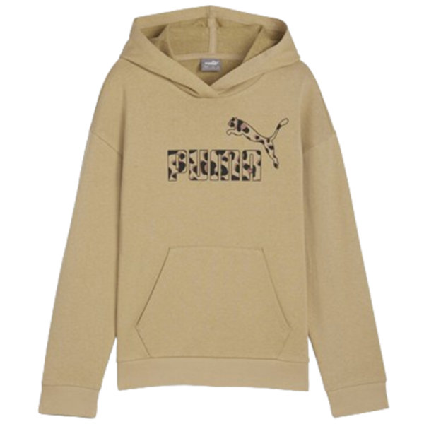Hanorac pentru fetiţe Puma Ess+ Animal Hoodie Tr G Prairie Tan 164/ Beige photo 1