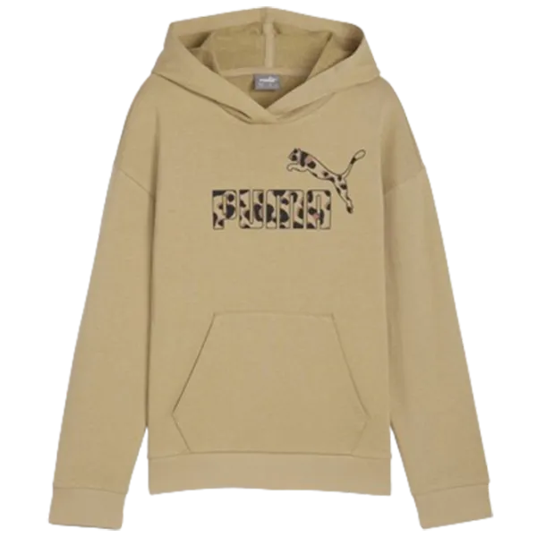 Толстовка для девочек Puma Ess+ Animal Hoodie Tr G Prairie Tan 176/ Бежевый photo 1