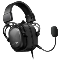 Căști Hator Hypergang 2 Matte Black Cu fir/ Gaming