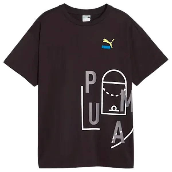 Футболка для мальчиков Puma Classics Ftr Baller Logo Tee B 176 / Черный photo 1