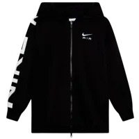 Hanorac pentru fetiţe Nike G Nsw Club Flc Air Hd Fz Ls XS/ Black