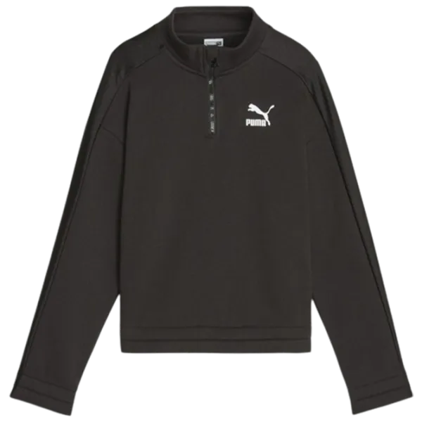 Hanorac pentru fetiţe Puma T7 Quarter Zip Fl G 164/ Black photo 1 Hanorac pentru fetiţe Puma T7 Quarter Zip Fl G 164/ Black photo 1
