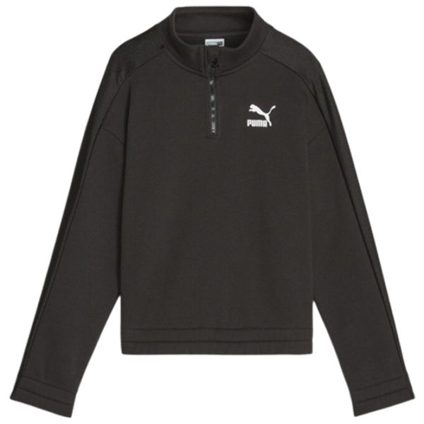 Hanorac pentru fetiţe Puma T7 Quarter Zip Fl G 164/ Black photo 1 Hanorac pentru fetiţe Puma T7 Quarter Zip Fl G 164/ Black photo 1