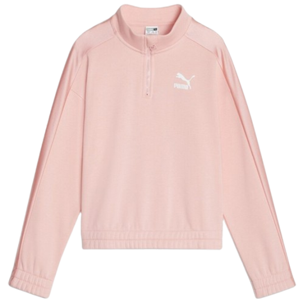 Hanorac pentru fetiţe Puma T7 Quarter Zip Fl G 140/ Peach photo 1 Hanorac pentru fetiţe Puma T7 Quarter Zip Fl G 140/ Peach photo 1