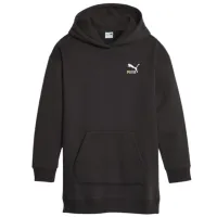Толстовка для девочек Puma Classics Sweater Wthr Hoodie Fl G  164 / Черный