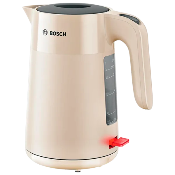 Электрочайник Bosch TWK2M167 1.7л / Закрытая спираль / Бежевый photo 1
