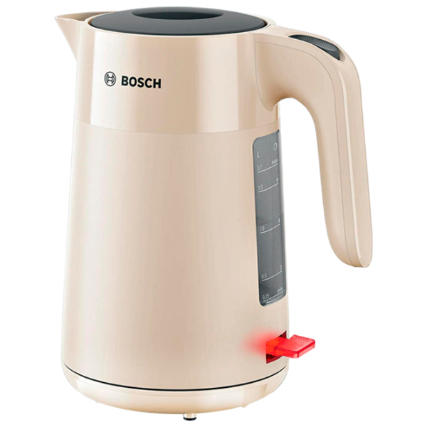 Электрочайник Bosch TWK2M167 1.7л / Закрытая спираль / Бежевый photo 1