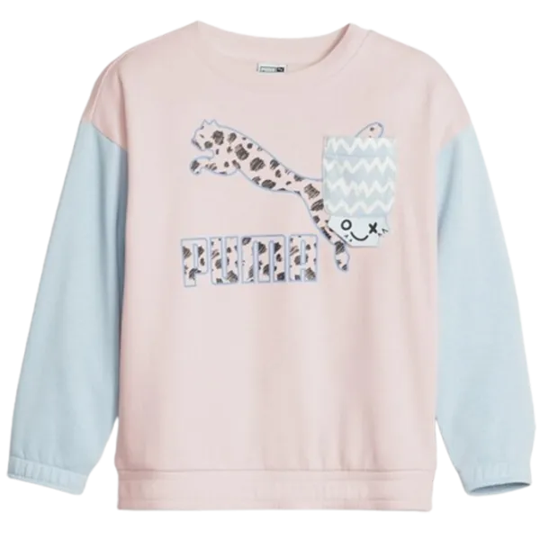 Hanorac pentru fetiţe Puma Classics Mix Mtch Crew Tr Frosty 104/ Pink photo 1 Hanorac pentru fetiţe Puma Classics Mix Mtch Crew Tr Frosty 104/ Pink photo 1