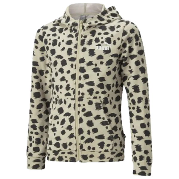 Толстовка для девочек Puma Ess+ Animal Aop Full-Zip Hoodie Tr G Granola 164/ Бежевый photo 1 Толстовка для девочек Puma Ess+ Animal Aop Full-Zip Hoodie Tr G Granola 164/ Бежевый photo 1