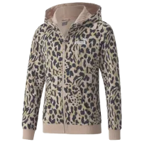 Hanorac pentru fetiţe Puma Alpha Aop Full-Zip Hoodie Fl G 164/ Rose