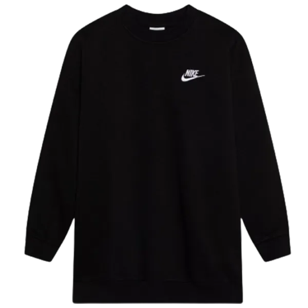 Толстовка для девочек Nike G Nsw Club Flc Ovrszd Crew Lbr S/ Черный photo 1 Толстовка для девочек Nike G Nsw Club Flc Ovrszd Crew Lbr S/ Черный photo 1