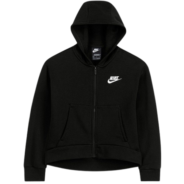 Hanorac pentru fetiţe Nike G Nsw Club Flc Fz Hoodie Lbr XS/ Black photo 1 Hanorac pentru fetiţe Nike G Nsw Club Flc Fz Hoodie Lbr XS/ Black photo 1