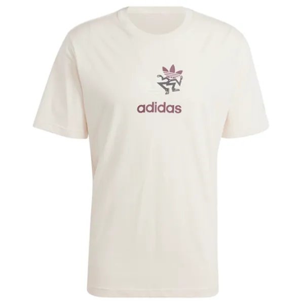 Tricou pentru bărbați Adidas Ts Tee Ss 100% bumbac/ White photo 1