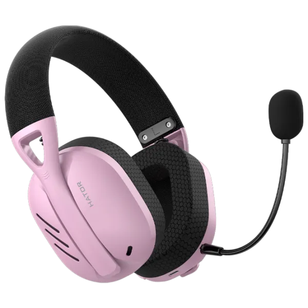 Căști Hator Hyperpunk 2 Tri-mode Black Lilac Fără fir/ Gaming photo 1