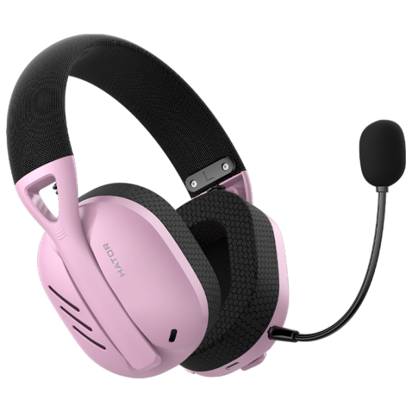 Căști Hator Hyperpunk 2 Tri-mode Black Lilac Fără fir/ Gaming photo 1